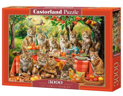 Zdjęcie produktu Puzzle 3000 Cat Family Reunion