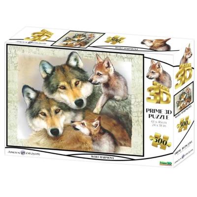 Opakowanie Puzzle 3D 100el Wilki
