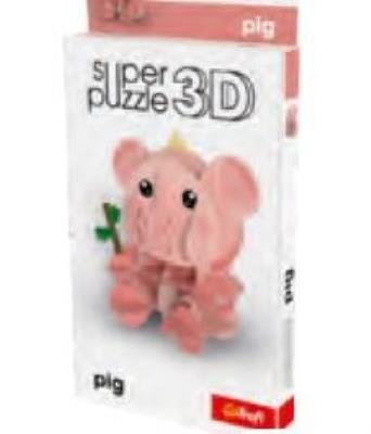 Opakowanie Puzzle 3D Czarny kotek TREFL