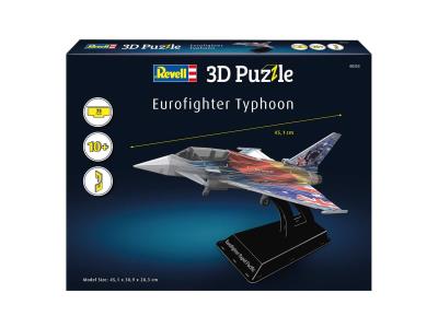 Puzzle 3D Eurofighter Typhoon. Wydawca: Revell. SmakLiter.pl Opakowanie Puzzle 3D Eurofighter Typhoon