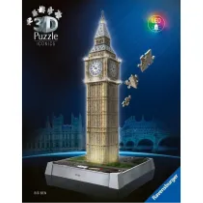 Opakowanie Puzzle 3D Iconics Big Ben
