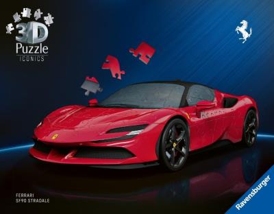 Opakowanie Puzzle 3D Iconics Ferrari Stradale 108el