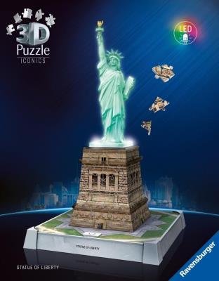 Opakowanie Puzzle 3D Iconics Statua Wolności