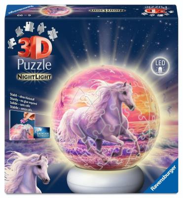 Opakowanie Puzzle 3D NightLight Horses on the Beach
