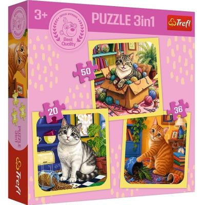 Opakowanie Puzzle 3w1 Radosne momenty TREFL