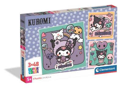 Opakowanie Puzzle 3x48 Kuromi