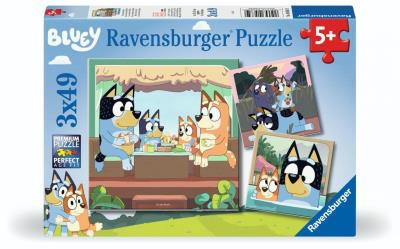 Opakowanie Puzzle 3x49 Bluey