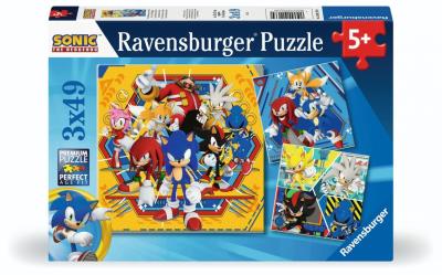 Opakowanie Puzzle 3x49 Sonic