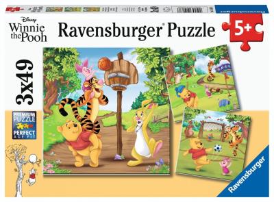 Opakowanie Puzzle 3x49 Winnie the Pooh