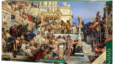 Opakowanie Puzzle 4000 Nero's Torches Henryk Siemiradzki