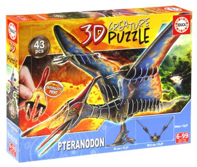 Opakowanie Puzzle 43 3D Dinozaury Pteranodon 112355