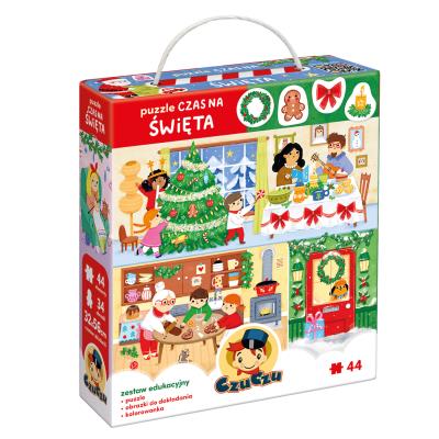 Opakowanie Puzzle 44 Czas na Święta dla dzieci CzuCzu
