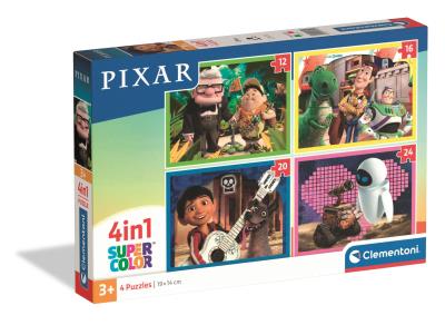 Opakowanie Puzzle 4w1 Super kolor Pixar 21754