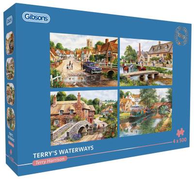 Opakowanie Puzzle 4x500 Spokojna woda 113738