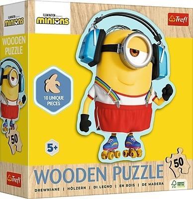 Opakowanie Puzzle 50 konturowe Szalony Minionek TREFL