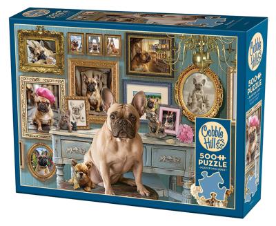 Opakowanie Puzzle 500 Buldog francuski 113529