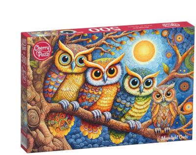 Opakowanie Puzzle 500 CherryPazzi Moonlight Owls 20449
