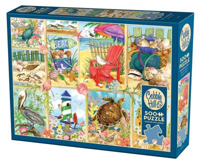 Opakowanie Puzzle 500 Dzień na plaży 113557