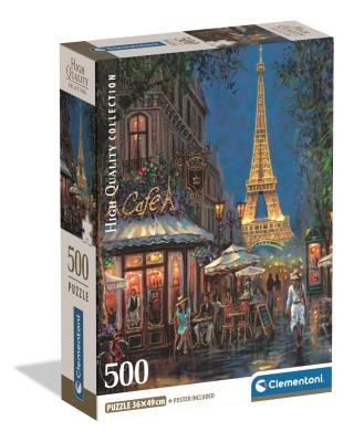 Opakowanie PUZZLE 500 EL COMPACT Night at the Eiffel Cafe