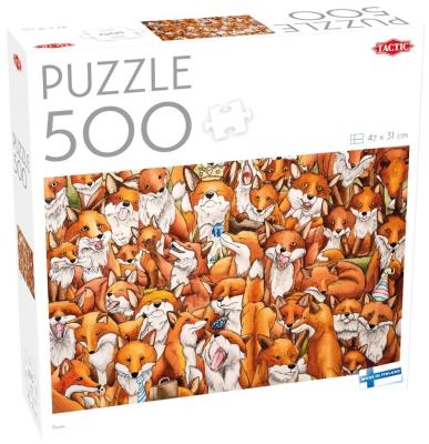 Okładka książki Puzzle 500 el. Foxes /59214/