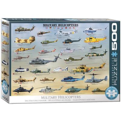 Opakowanie Puzzle 500 Helikoptery wojskowe XXL