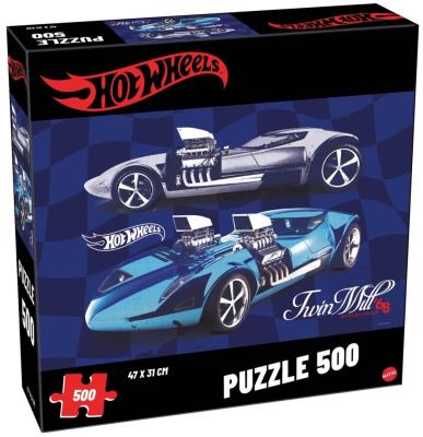 Opakowanie Puzzle 500 Hot Wheels Twin Mill