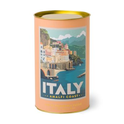 Puzzle 500 Italy w tubie. Wydawca: Designworks Ink. SmakLiter.pl Opakowanie Puzzle 500 Italy w tubie