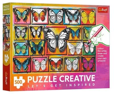 Opakowanie Puzzle 500 Kolekcja motyli
