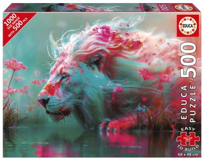 Opakowanie Puzzle 500 Król zwierząt