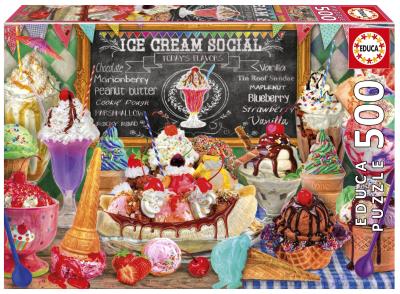 Opakowanie Puzzle 500 Lodziarnia