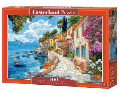 Opakowanie Puzzle 500 Mediterranean Walk CASTOR