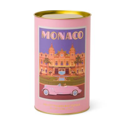 Puzzle 500 Monaco w tubie. Wydawca: Designworks Ink. SmakLiter.pl Opakowanie Puzzle 500 Monaco w tubie