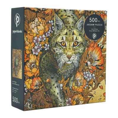 Puzzle 500 PC Lynx Rising Erica Williams Art. Wydawca: Paperblanks. SmakLiter.pl Opakowanie Puzzle 500 PC Lynx Rising Erica Williams Art