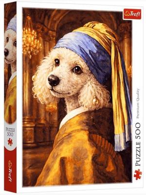 Opakowanie Puzzle 500 Pudel z perłą 37572
