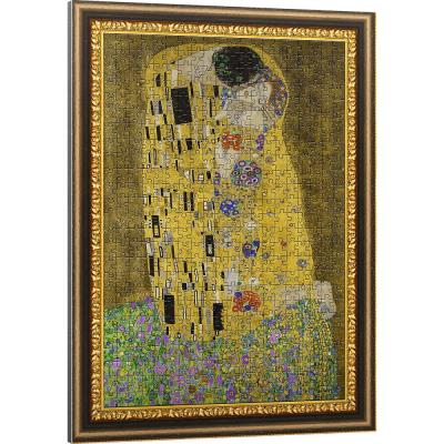 Puzzle 500 Puzzlorama Pocałunek Gustav Klimt 37542. Wydawca: Trefl PAP. SmakLiter.pl Opakowanie Puzzle 500 Puzzlorama Pocałunek Gustav Klimt 37542
