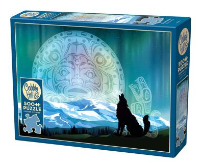 Opakowanie Puzzle 500 Samotny Wilk 113150