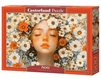 Opakowanie Puzzle 500 Spring Girl CASTOR