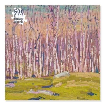 Opakowanie Puzzle 500 Srebrne brzozy Tom Thomson