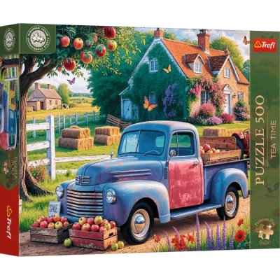 Opakowanie Puzzle 500 Tea Time: Samochód farmera TREFL