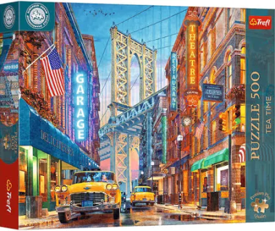 Puzzle 500 Tea Time: Widok na Manhattan TREFL. Wydawca: Trefl. SmakLiter.pl Opakowanie Puzzle 500 Tea Time: Widok na Manhattan TREFL