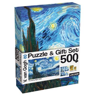 Opakowanie Puzzle 500 Van Gogh + zestaw podarunkowy