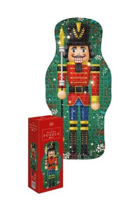 Opakowanie Puzzle 502 Shape Christmas Nutcracker Green