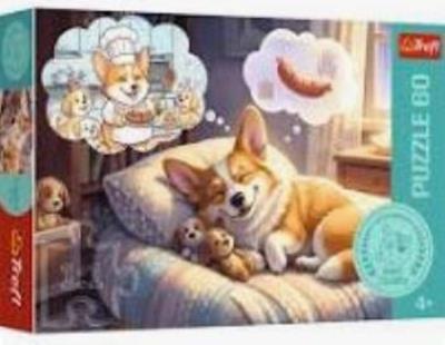 Opakowanie Puzzle 60 Corgi w krainie snów TREFL