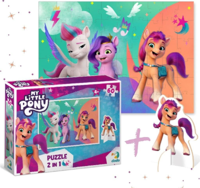 Opakowanie Puzzle 60 My Little Pony with charater figure