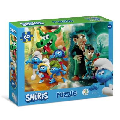 Opakowanie Puzzle 60 Smerfy Smoczy pupil
