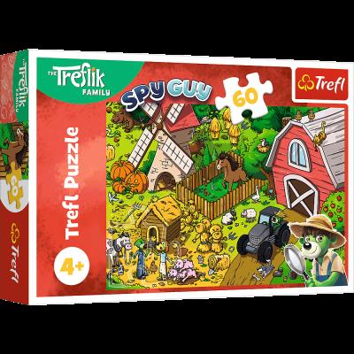 Puzzle 60 Wesoły dzień Treflików TREFL. Wydawca: Trefl. SmakLiter.pl Opakowanie Puzzle 60 Wesoły dzień Treflików TREFL