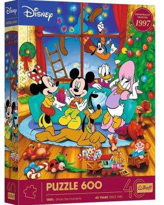 Opakowanie Puzzle 600 Myszka Miki i Przyjaciele Święta Disney