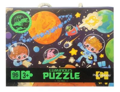 Opakowanie Puzzle 96 świecące w ciemności Kosmos