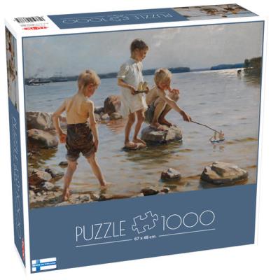 Opakowanie Puzzle A.Edelfelt, Leikkivia 1000 elementów