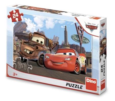 Opakowanie Puzzle Auta Cars Zygzak i Złomek 24el